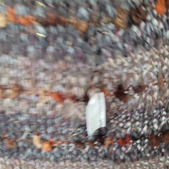 Conrad C Sweater Womens S Open Front Cardigan Neutral Fall Striped Exposed Seams - Picture 4 of 9